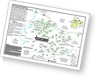 <em>Downloadable Peak Baggers Map you can Print or Save to your Phone detailing the The Forest of Bowland and The South Pennines</em>