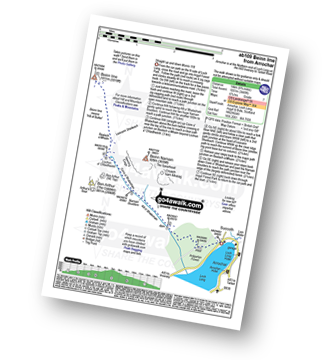 Walk route map with easy-to-follow route instructions for walk ab109 Beinn Ime from Arrochar pdf