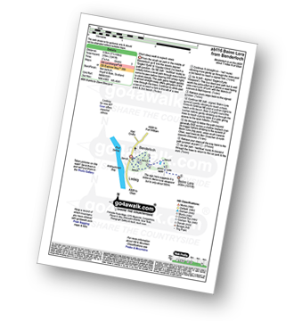 Map with easy-to-follow route details for walk ab116 Beinn Lora from Benderloch pdf