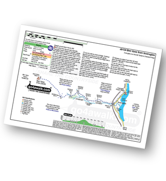 Walk route map with easy-to-follow route instructions for walk ab124 Ben Vane from Inveruglas pdf