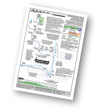 Map with easy-to-follow route details for walk ad104 The Devil's Point and Cairn Toul from Corrour Bothy, Lairig Ghru pdf