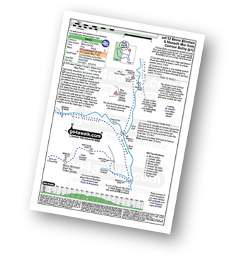 Walk route map with easy-to-follow route instructions for walk ad112 Beinn Bhrotain and Monadh Mor from Corrour Bothy pdf