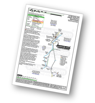 Walk route map with easy-to-follow route instructions for walk bo106 Carby Hill (Caerba Hill) from Newcastleton pdf