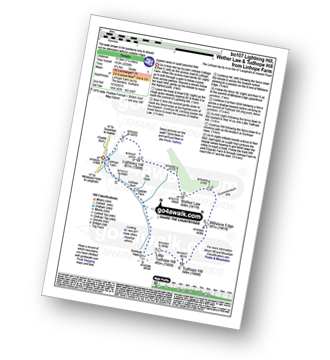 Map with easy-to-follow route details for walk bo107 Lightning Hill, Wether Law (Teviothead) and Tudhope Hill from Linhope Farm pdf