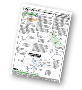 Walk route map with easy-to-follow route instructions for walk bo109 Wisp Hill (Teviothead), Pikehaw Hill and Ellson Fell from the Mosspaul Hotel pdf