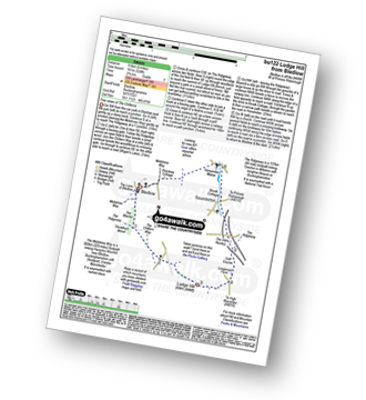 Map with easy-to-follow route details for walk bu122 Lodge Hill from Bledlow pdf