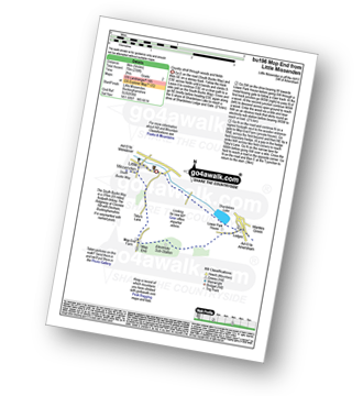 Map with easy-to-follow route details for walk bu196 Mop End from Little Missenden pdf