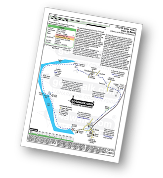 Map with easy-to-follow route details for walk c103 St Bees Head Lighthouse andd Sandwith from St Bees pdf