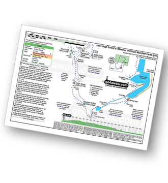 Map with easy-to-follow route details for walk c114 High Street from Mardale Head pdf