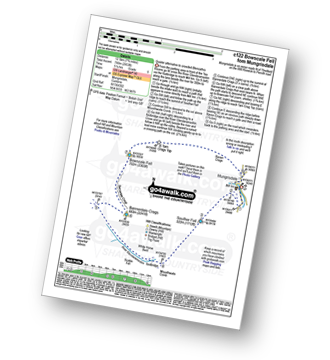 Map with easy-to-follow route details for walk c122 Bowscale Fell from Mungrisdale pdf