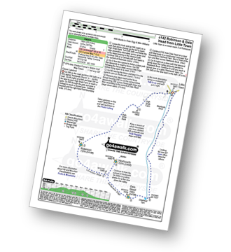 Walk route map with easy-to-follow route instructions for walk c142 Robinson and Dale Head from Little Town pdf