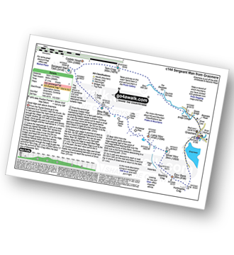 Walk route map with easy-to-follow route instructions for walk c144 Sergeant Man from Grasmere pdf