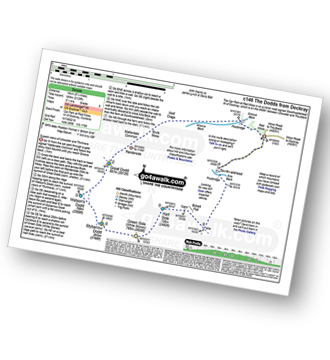 Map with easy-to-follow route details for walk c146 The Dodds from Dockray pdf