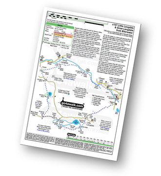 Map with easy-to-follow route details for walk c147 Little Langdale and Great Langdale from Elterwater pdf