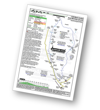 Walk route map with easy-to-follow route instructions for walk c150 Black Combe from Whicham Church, Silecroft pdf