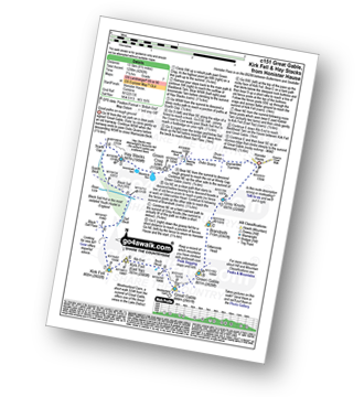 Walk route map with easy-to-follow route instructions for walk c151 Great Gable, Kirk Fell and Hay Stacks from Honister Hause pdf