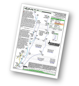 Walk route map with easy-to-follow route instructions for walk c153 Thornthwaite Crag from Troutbeck pdf