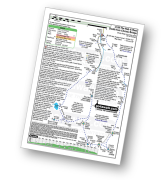 Map with easy-to-follow route details for walk c159 The Nab and Rest Dodd from Christy Bridge pdf