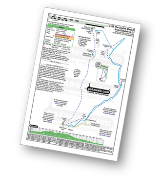 Walk route map with easy-to-follow route instructions for walk c166 The Scafell Masiff from Wha House Farm, Eskdale pdf