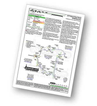 Map with easy-to-follow route details for walk c171 Scout Scar from UnderBarrow pdf