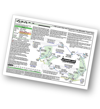 Walk route map with easy-to-follow route instructions for walk c183 Lord's Seat and Graystones from Whinlatter Forest Park pdf