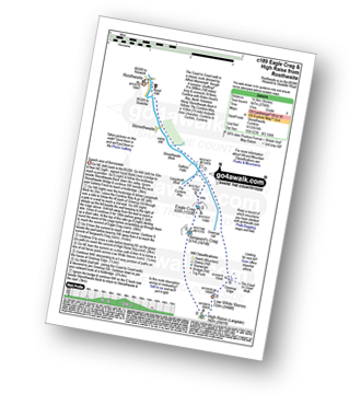 Map with easy-to-follow route details for walk c189 High Raise from Rosthwaite pdf