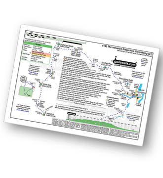 Walk route map with easy-to-follow route instructions for walk c192 Helvellyn Ridge from Glenridding pdf