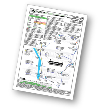 Walk route map with easy-to-follow route instructions for walk c196 Grasmoor and Rannerdale Knotts from Lanthwaite Green pdf