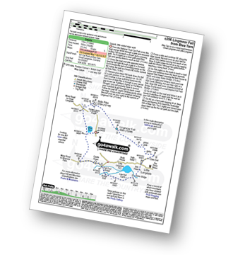 Map with easy-to-follow route details for walk c206 Lingmoor Fell and Little Langdale from Blea Tarn (Langdale) nr Elterwater pdf