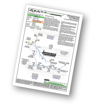 Walk route map with easy-to-follow route instructions for walk c209 Hopegill Head from Hopebeck pdf