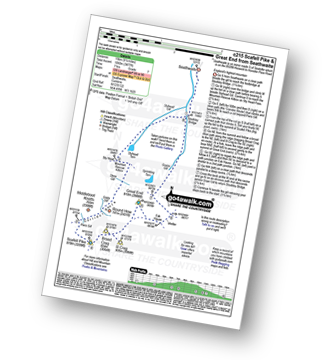 Walk route map with easy-to-follow route instructions for walk c215 Scafell Pike from Seathwaite pdf