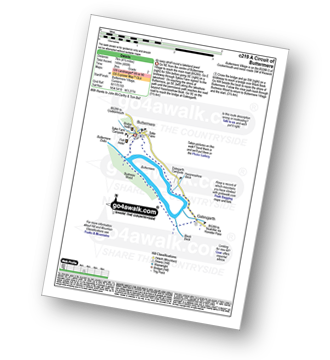 Map with easy-to-follow route details for walk c219 A Circuit of Buttermere from Buttermere pdf