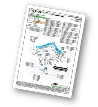 Walk route map with easy-to-follow route instructions for walk c227 Martindale from Howtown pdf