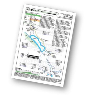 Map with easy-to-follow route details for walk c228 Hay Stacks from Buttermere pdf