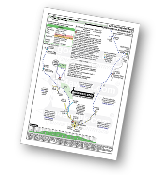 Map with easy-to-follow route details for walk c230 The Scandale Beck Horizon from Ambleside pdf