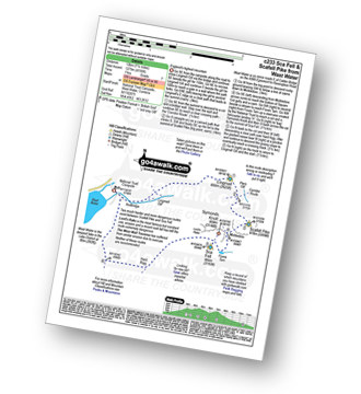 Walk route map with easy-to-follow route instructions for walk c233 Sca Fell and Scafell Pike from Wasdale Head, Wast Water pdf