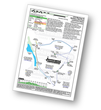 Map with easy-to-follow route details for walk c234 Grasmoor, Wandope and Whiteless Pike from Lanthwaite Green pdf