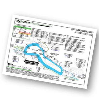 Map with easy-to-follow route details for walk c250 A Circuit of Ennerdale Water pdf