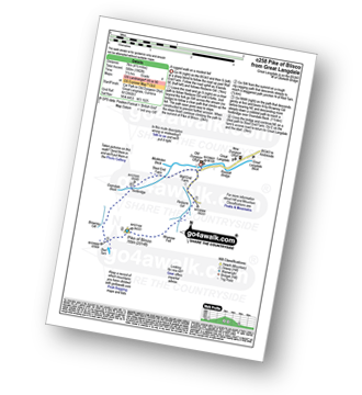 Walk route map with easy-to-follow route instructions for walk c258 Pike of Blisco (Pike o' Blisco) from The Old Dungeon Ghyll, Great Langdale pdf