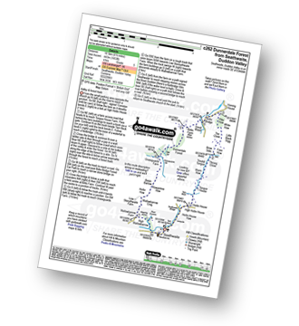 Map with easy-to-follow route details for walk c262 Dunnerdale Forest from Seathwaite (Duddon Valley) pdf