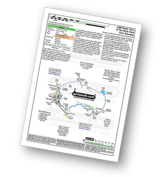 Map with easy-to-follow route details for walk c268 Potter Tarn, and The River Kent from Staveley pdf