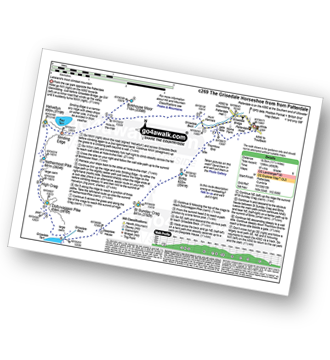 Map with easy-to-follow route details for walk c269 The Grisedale Horseshoe from Patterdale pdf