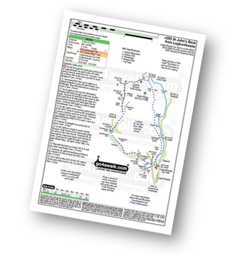 Map with easy-to-follow route details for walk c285 St John's Beck from St John's in the Vale pdf