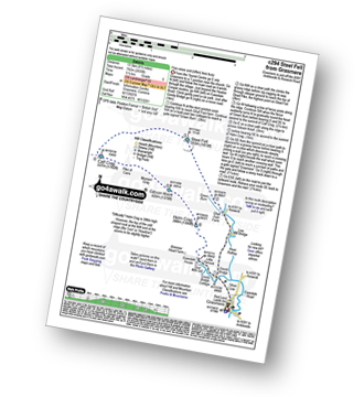 Map with easy-to-follow route details for walk c294 Steel Fell from Grasmere pdf