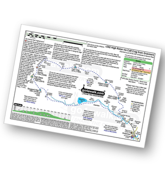 Walk route map with easy-to-follow route instructions for walk c302 High Raise via Calf Crag from Grasmere pdf