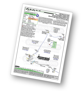 Walk route map with easy-to-follow route instructions for walk c308 Renwick Fell (Thack Moor), Watch Hill and Black Fell (Haresceugh Fell) from Renwick pdf