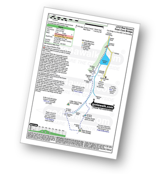 Walk route map with easy-to-follow route instructions for walk c312 Red Screes from Brothers Water pdf