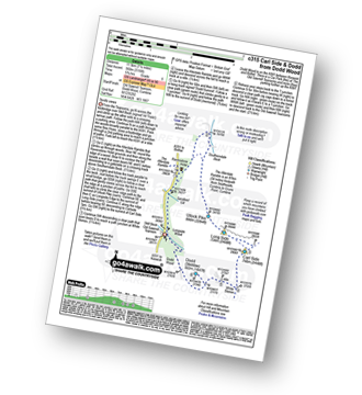 Walk route map with easy-to-follow route instructions for walk c315 Carl Side and Dodd (Skiddaw) from Dodd Wood pdf