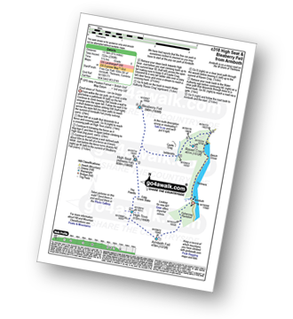 Map with easy-to-follow route details for walk c318 High Seat and Bleaberry Fell from Armboth pdf