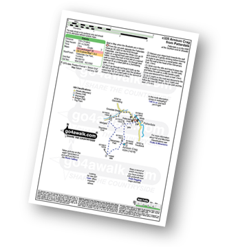 Walk route map with easy-to-follow route instructions for walk c320 Arnison Crag from Patterdale pdf